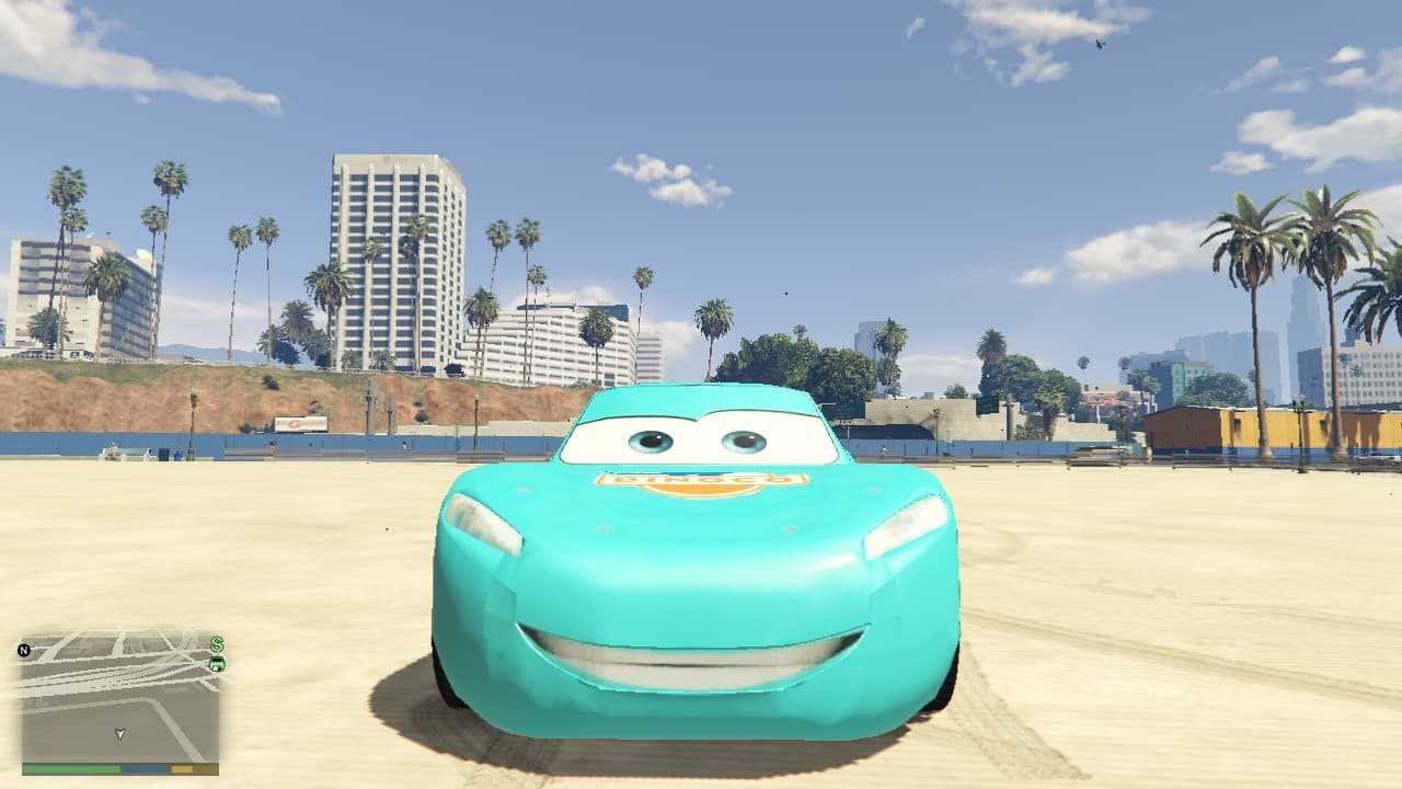Cars Dinoco Lightning Mcqueen Skin
