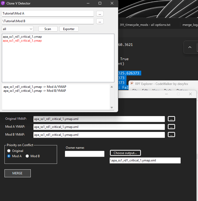 Clone V Detector + Ymap Merger