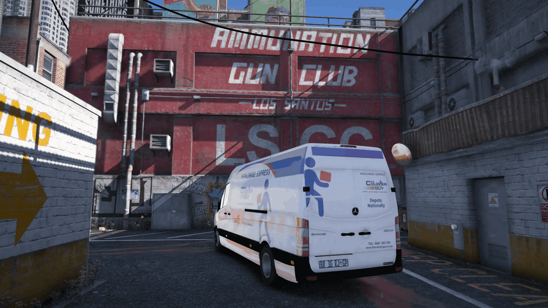 Courier Guy Mercedes Sprinter Livery