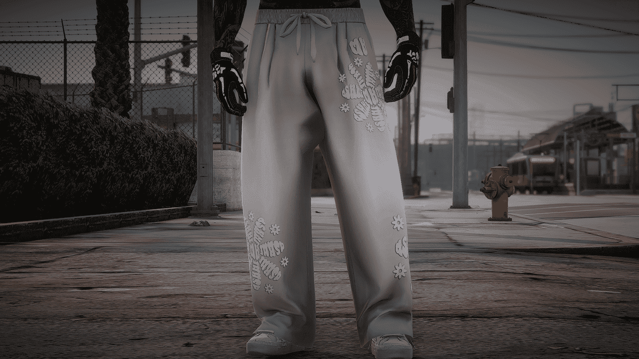 FLOWER MK BRANDED SWEATS FOR MALE