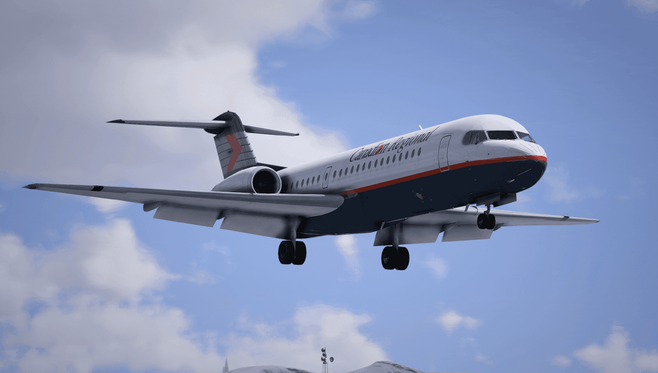 Fokker F Canadian Airlines Livery Pack