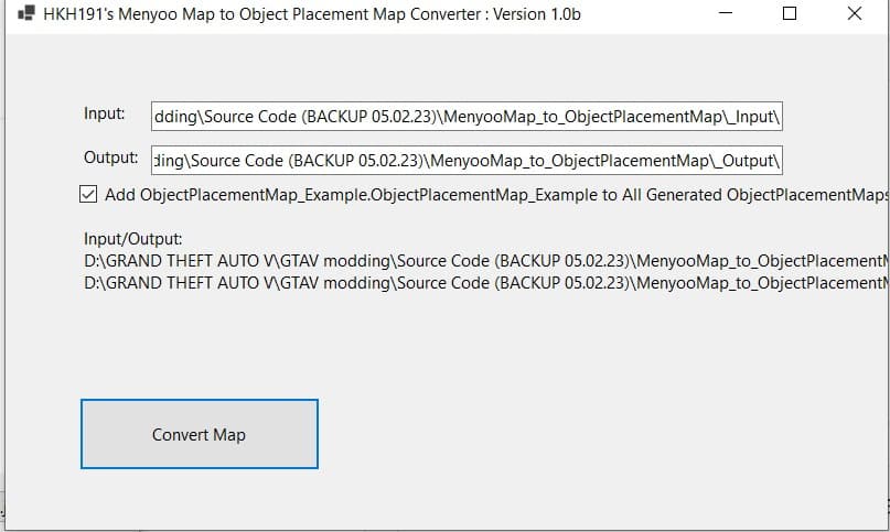 Menyoo Map to Object Placement Map Converter