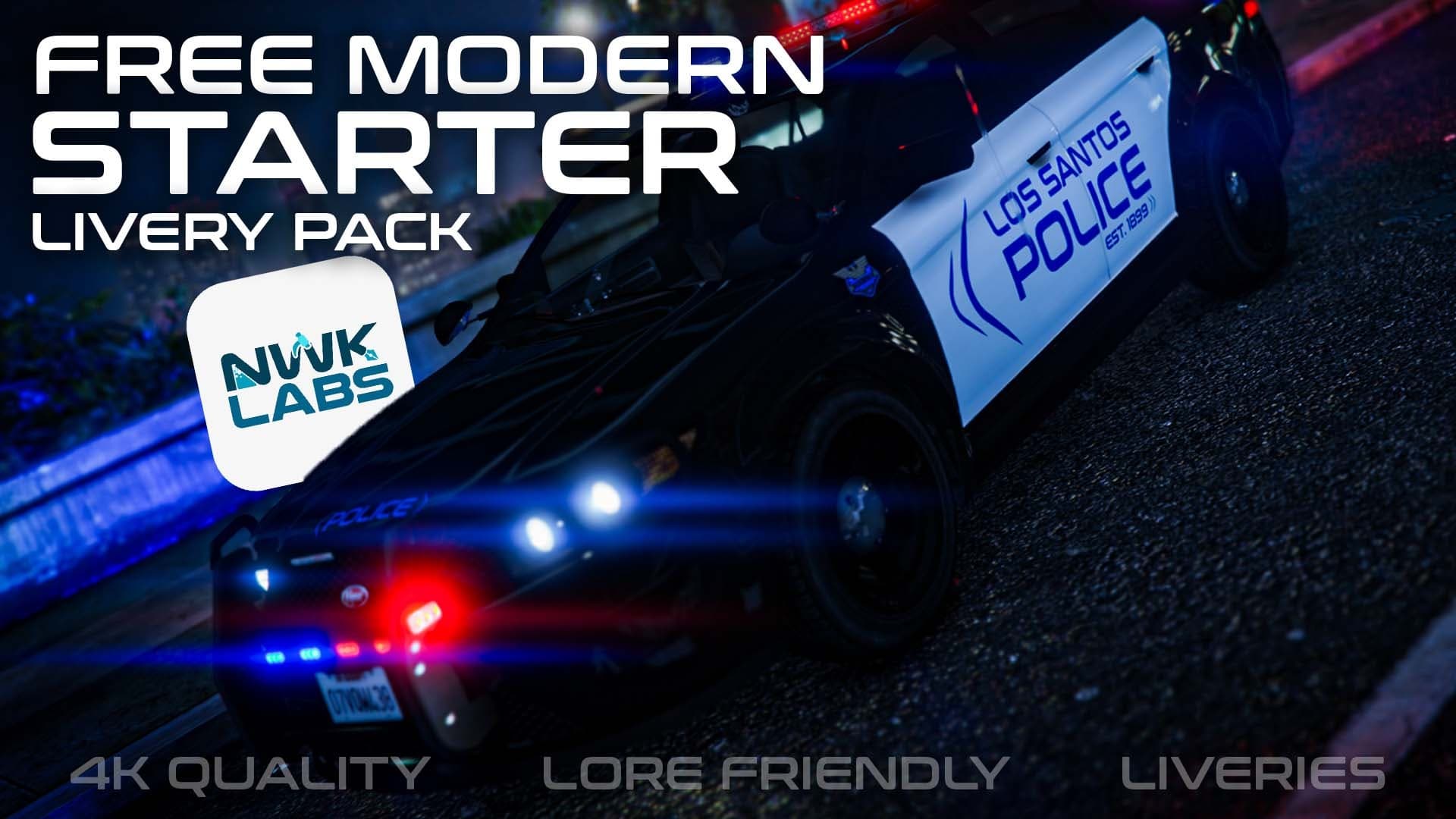Modern Starter Livery Package (LSPD/LSSD) | K & K | FiveM Ready