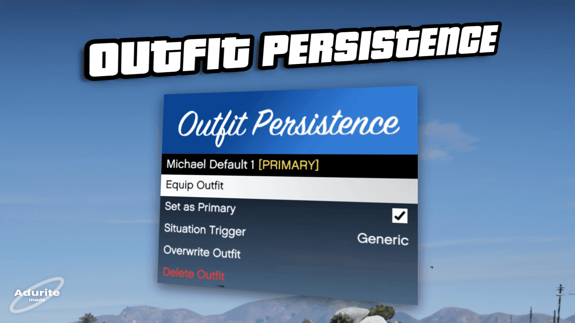 Outfit Persistence