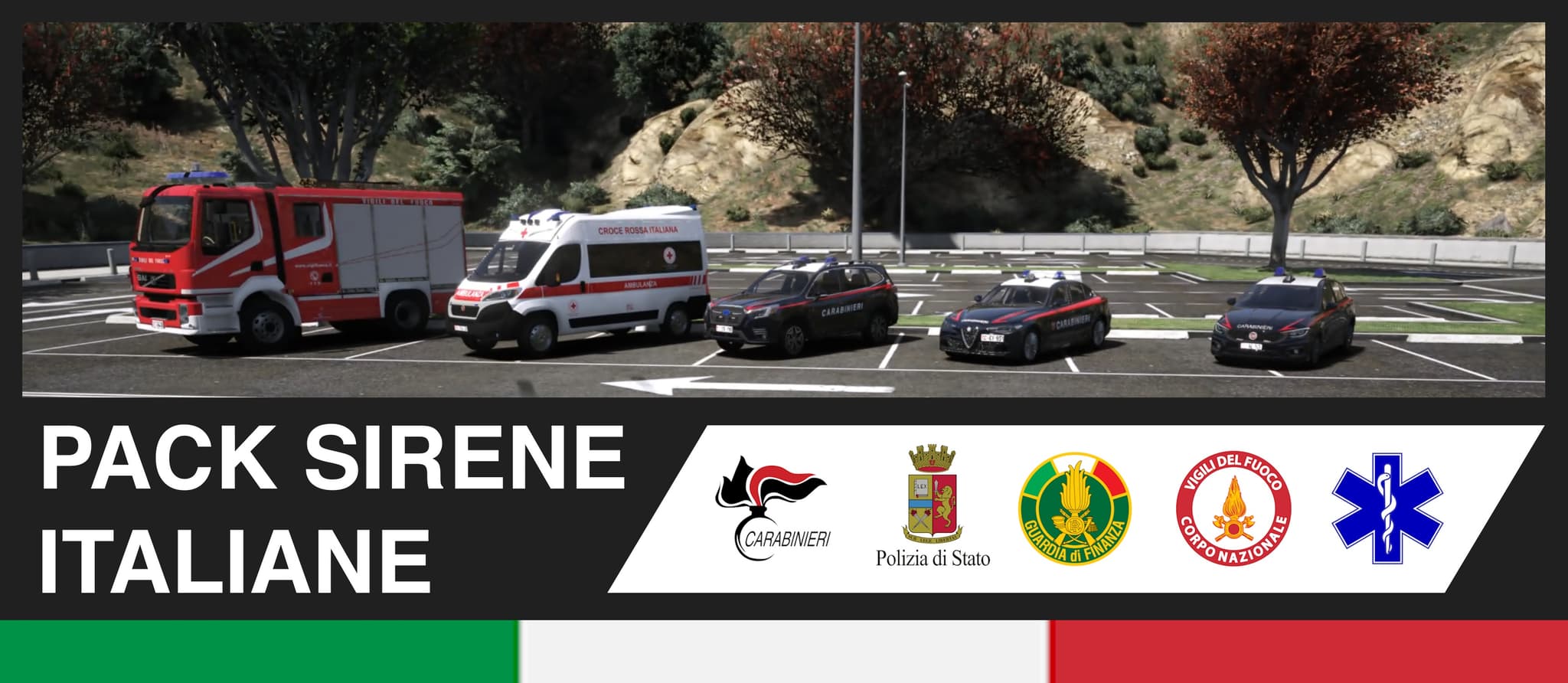 Pack Sirene Italiane Accurate