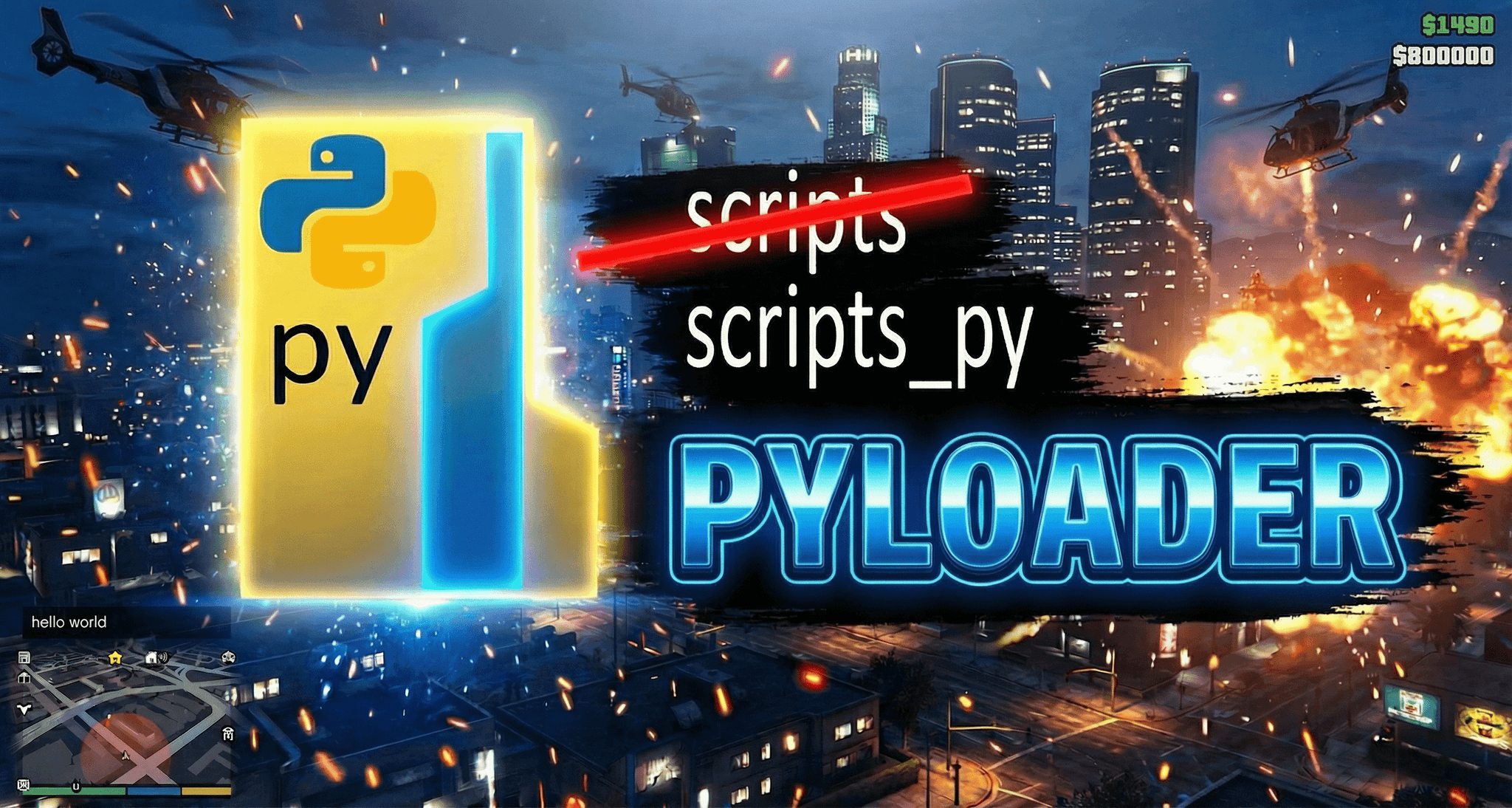 pyloader (Python scripts for GTA V)