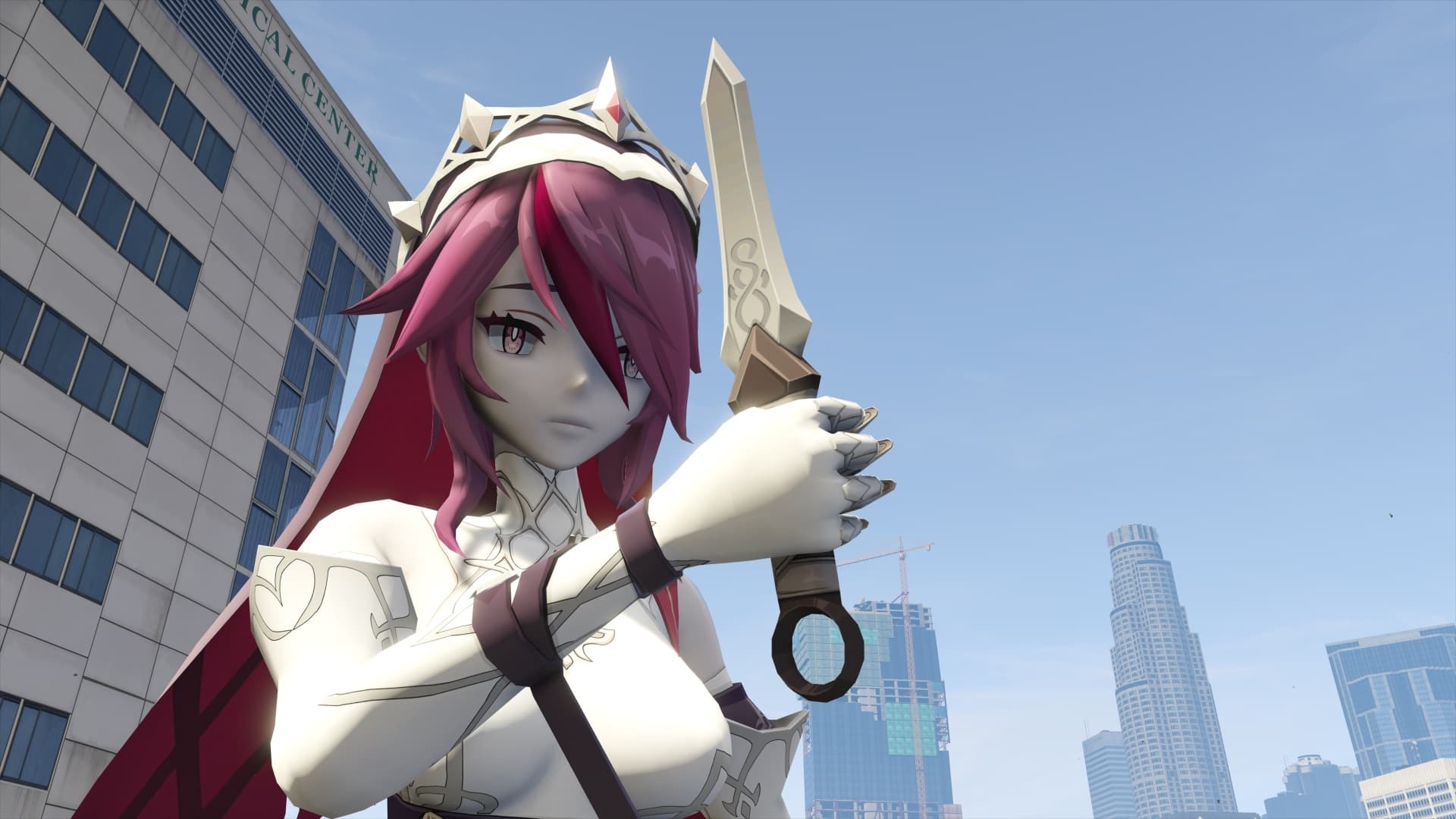 Rosaria's Dagger from Genshin Impact | Knife Replace