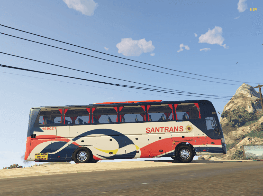 Santrans Livery for Yutong ZKHD - Philippine BUS