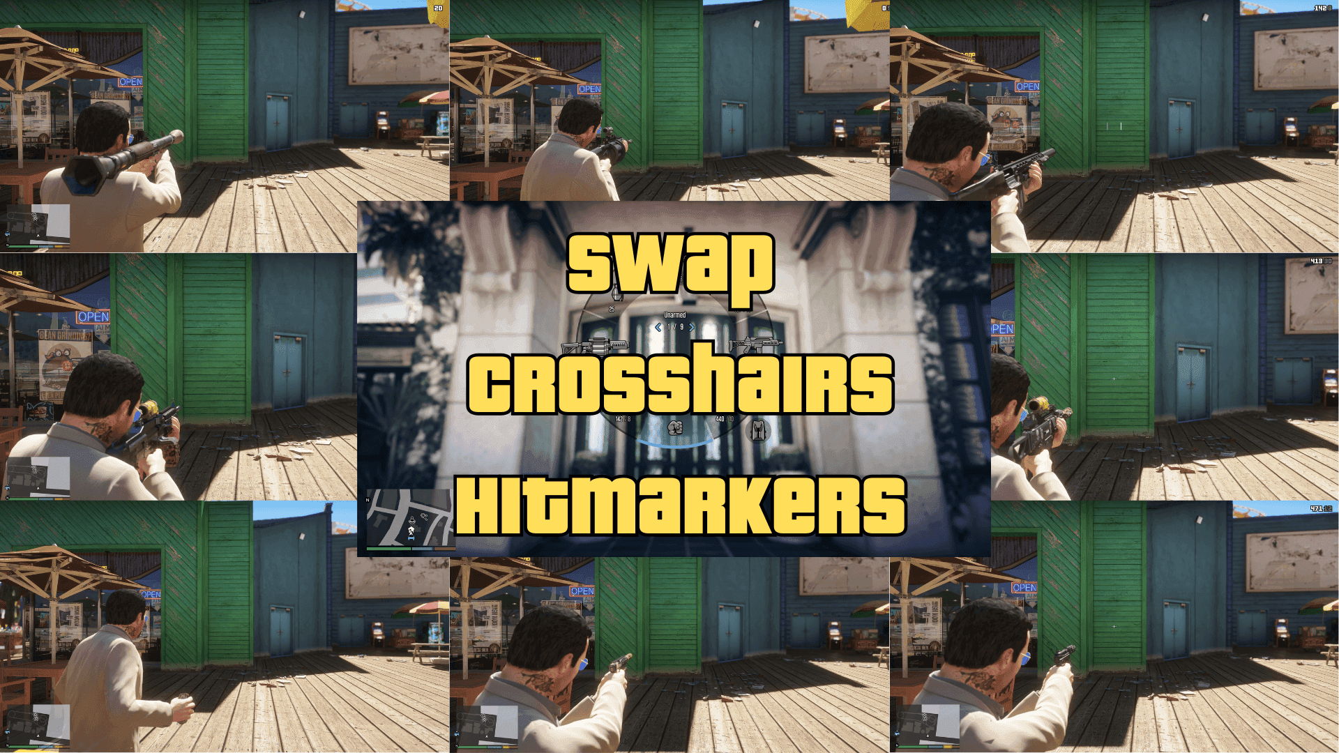 Swap Crosshairs Hitmarkers