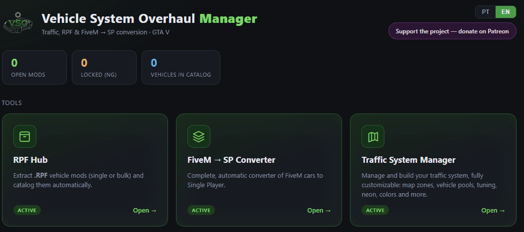 Vehicle System Overhaul