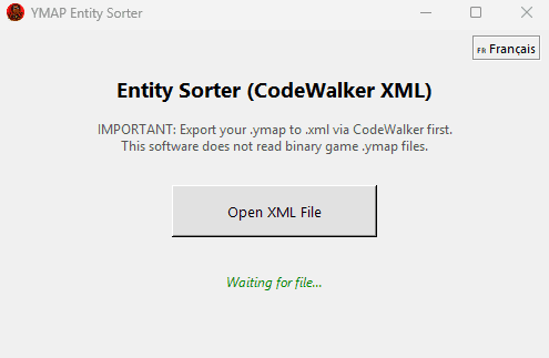 YMAP Entity Sorter (XML) - Fix Manifest Issues