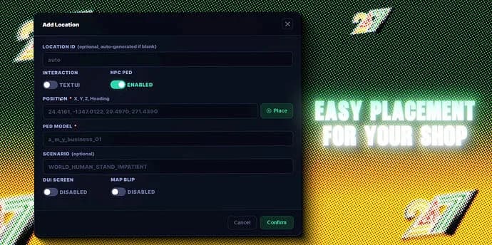 🛒 Shops Creator | Build Any Shop in-game IN Seconds | DUI Support, In-game Creator, EBT Card, Loyalty Points, more