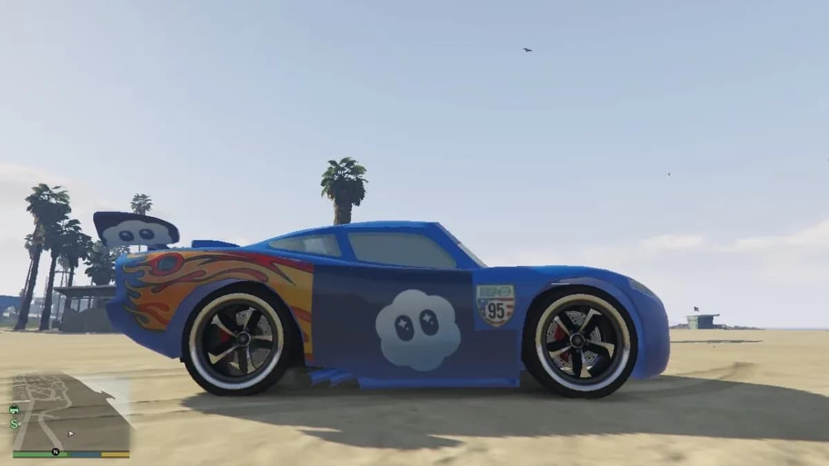 Sora Cars Lightning Mcqueen Skin