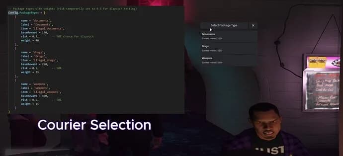 SW_IllegalCourier – Advanced Courier Job System