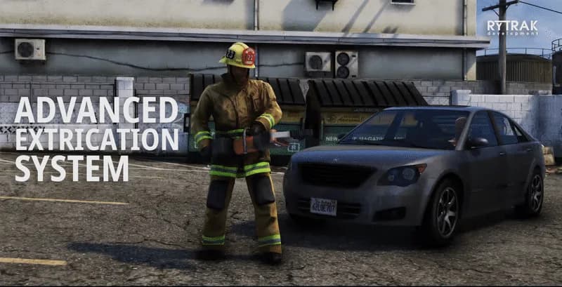 Advanced Extrication System product preview for esx FiveM servers