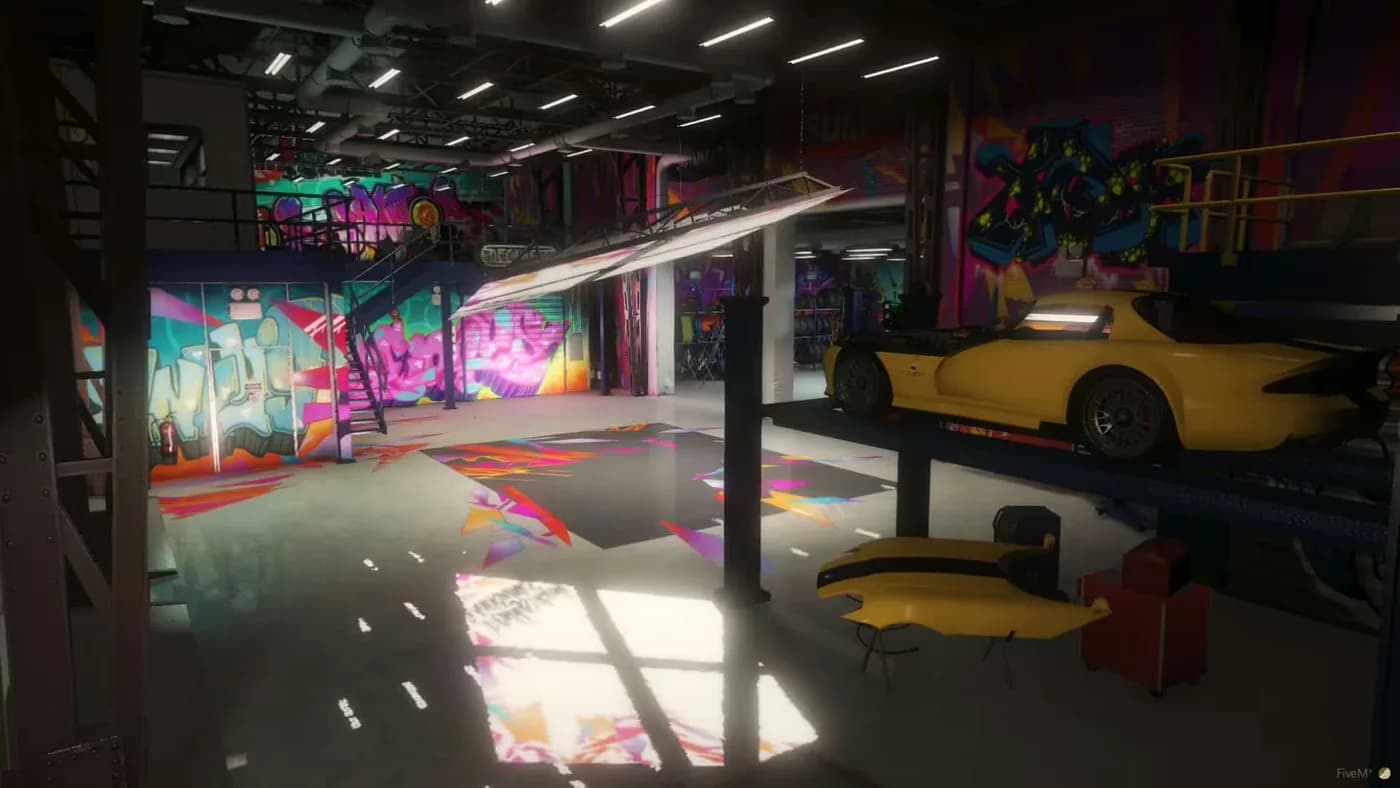 Bennys GlowUp + Office product preview for esx FiveM servers