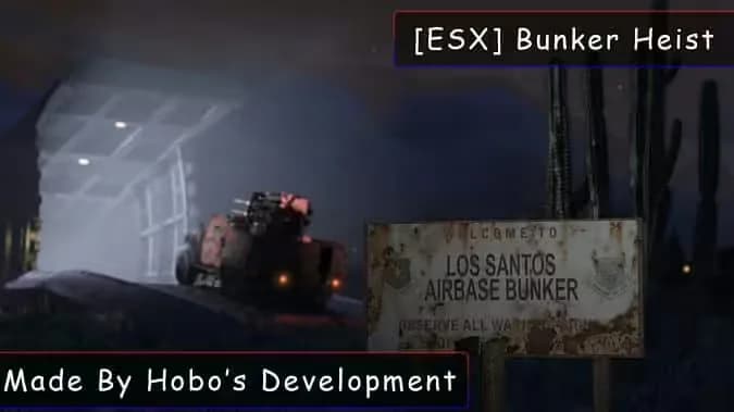 Bunker Heist product preview for esx FiveM servers
