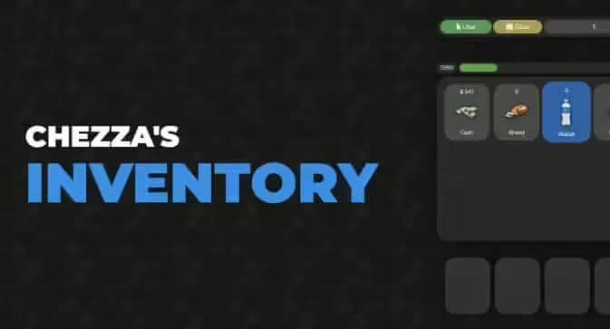 Chezza Inventory product preview for esx FiveM servers