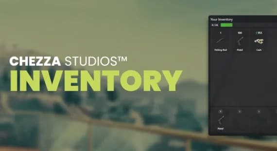 Chezza Inventory V4 product preview for esx FiveM servers