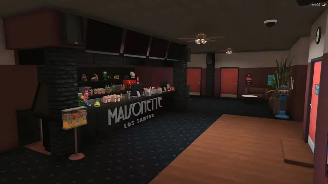 Cinema MLO product preview for esx FiveM servers
