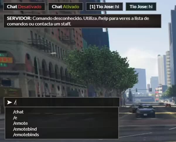 Custom Chat Script product preview for esx FiveM servers