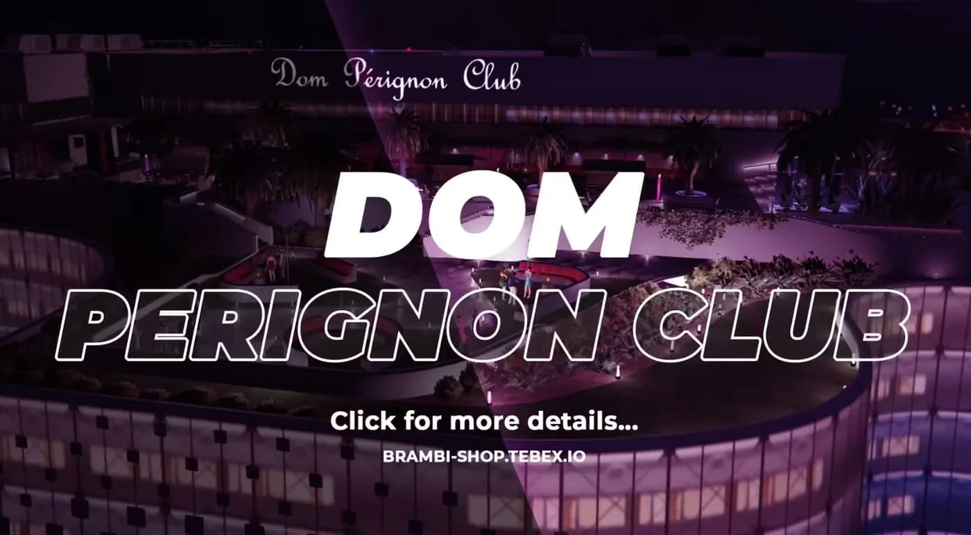 Dom Perignon Club product preview for standalone FiveM servers