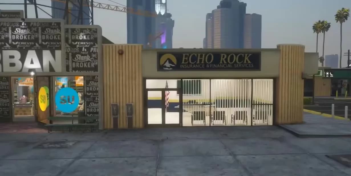Echo Rock (Insurance/Financial/Office) product preview for standalone FiveM servers