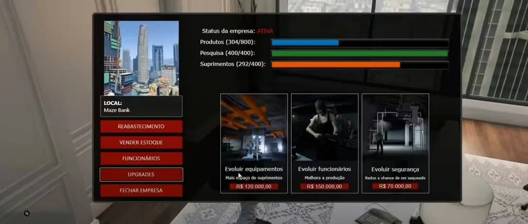 ESX CEO / Business Manager Simulator product preview for ESX FiveM servers