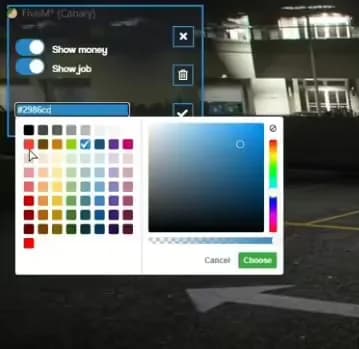 ESX Moveable Premium HUD product preview for esx FiveM servers