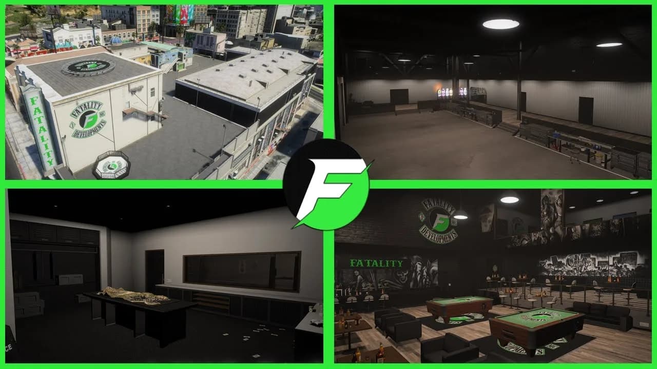 Fatality Vinewood MC Clubhouse product preview for esx FiveM servers