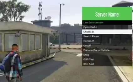 FiveM LEO Interaction Menu product preview for standalone FiveM servers