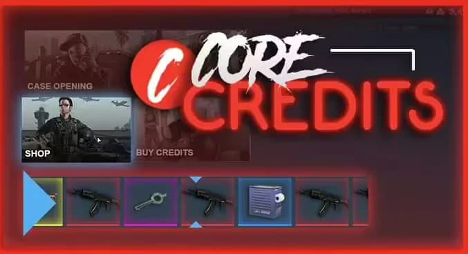 FiveM Lootbox / Core Credits product preview for esx FiveM servers