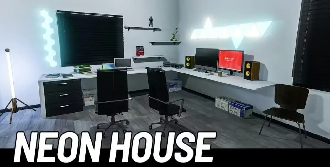 FiveM Vinewood Neon House product preview for esx FiveM servers