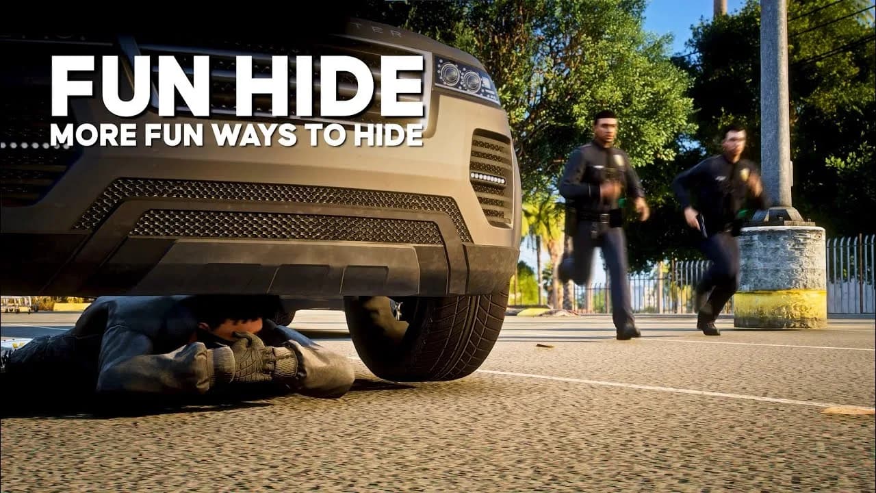 Fun Hide product preview for standalone FiveM servers