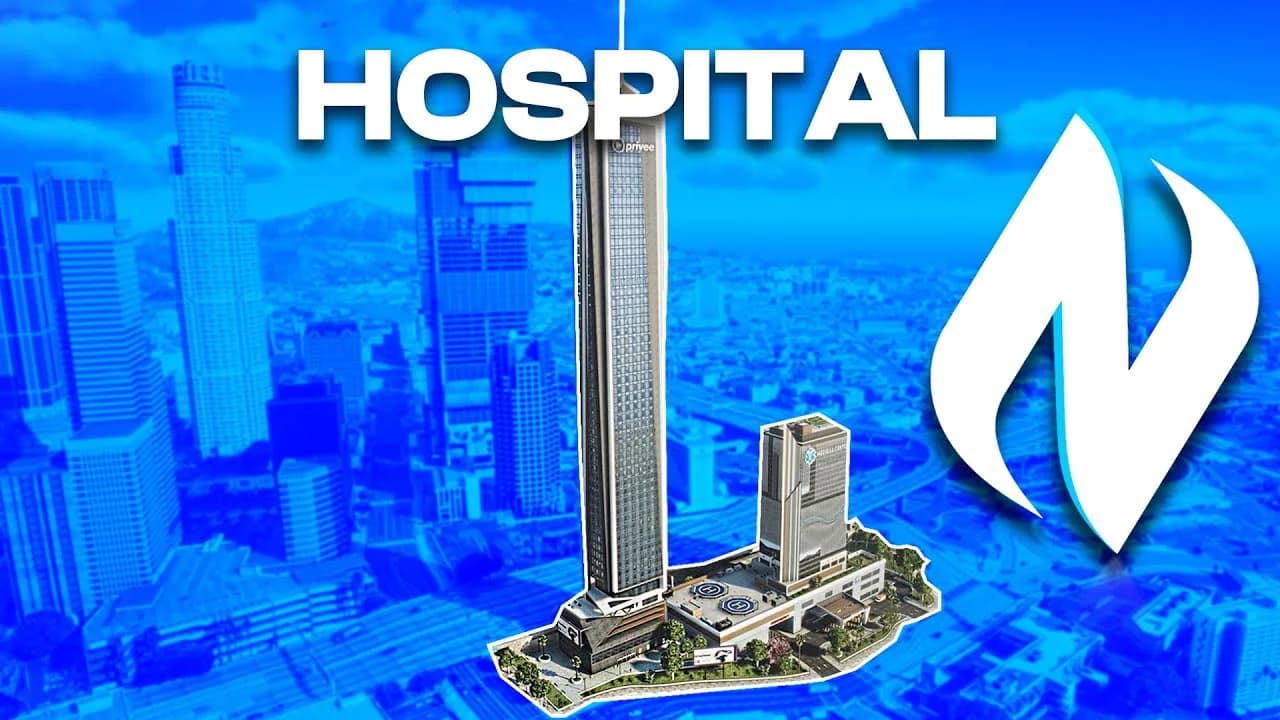 Hospital Tower product preview for esx FiveM servers