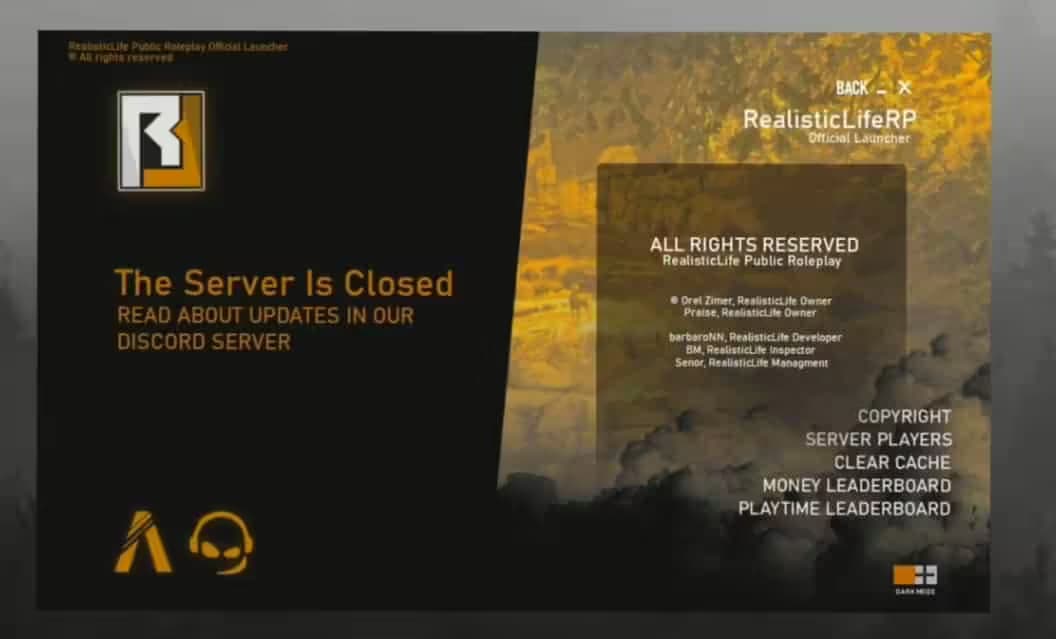 RealisticLife v3 Launcher product preview for esx FiveM servers