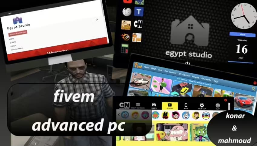 PC/Computer/Tablet System product preview for esx FiveM servers