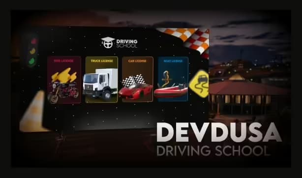 Dusa Driving School product preview for esx FiveM servers