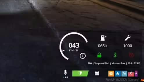 M-HUD product preview for esx FiveM servers