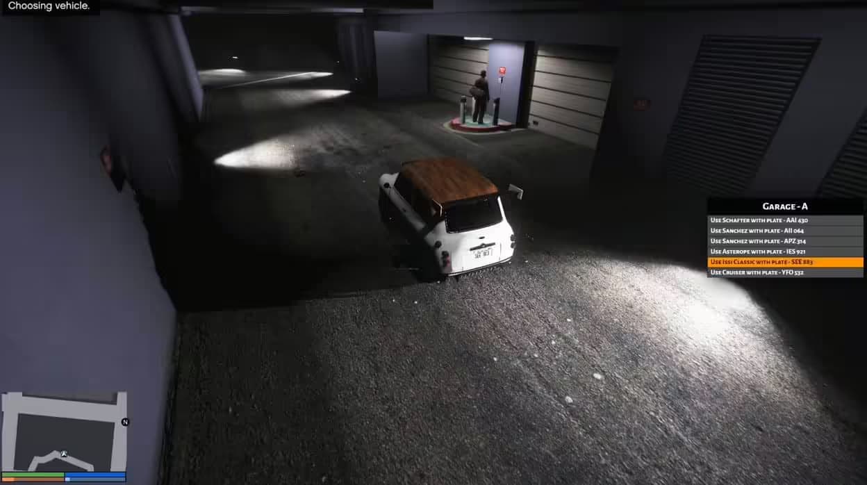 ESX Garages product preview for esx FiveM servers