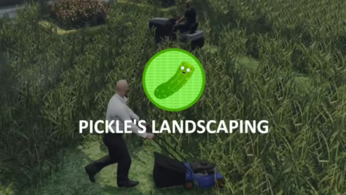 Pickle's Landscaping Job product preview for esx FiveM servers