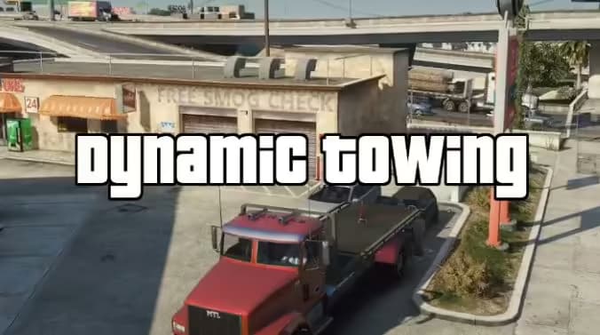 Dynamic Towing Job product preview for esx FiveM servers