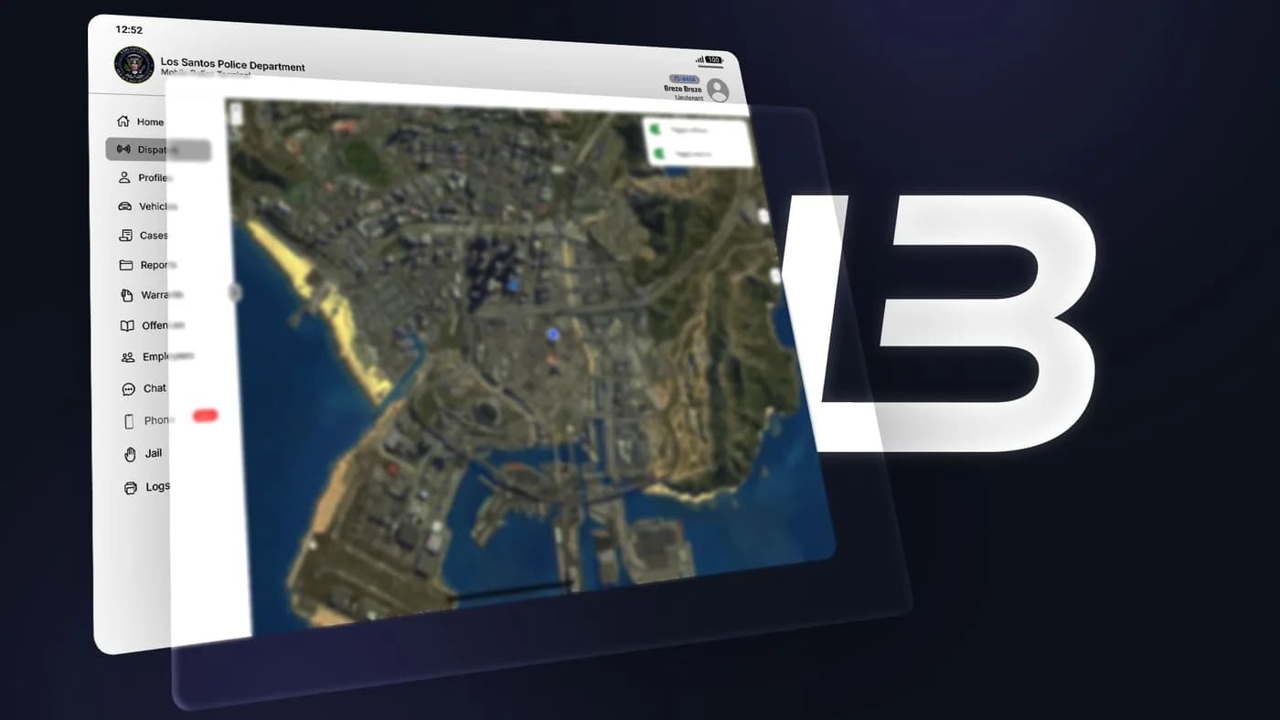 LB Tablet product preview for esx FiveM servers