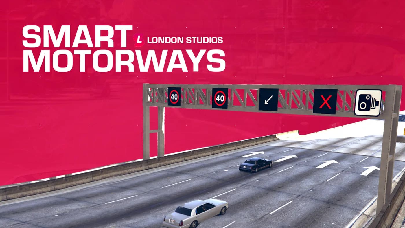 London Studios Smart Motorways product preview for esx FiveM servers