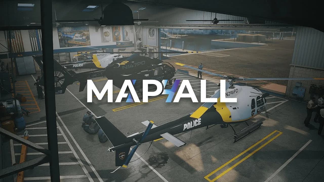 Map4All Air Patrol product preview for esx FiveM servers