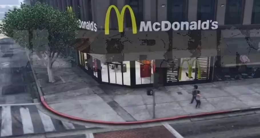 McDonalds Legion Square (MLO) product preview for esx FiveM servers