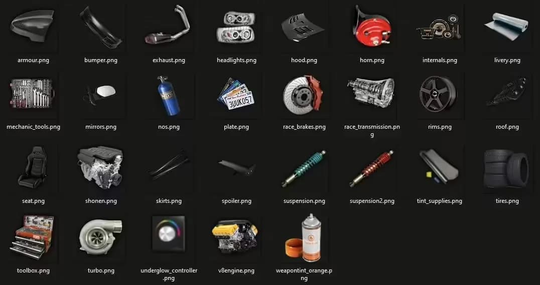 Mechanic Job product preview for qbcore FiveM servers