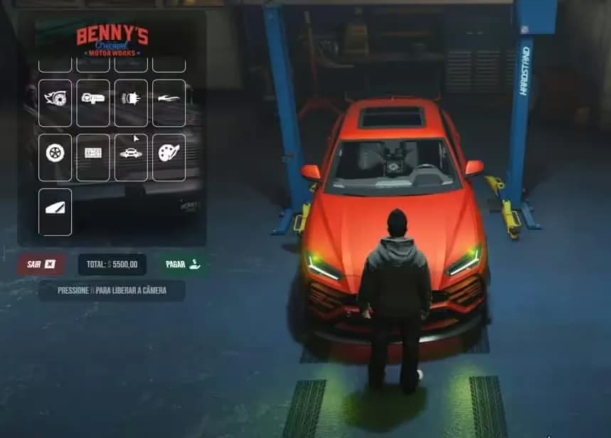 Nation Bennys product preview for esx FiveM servers
