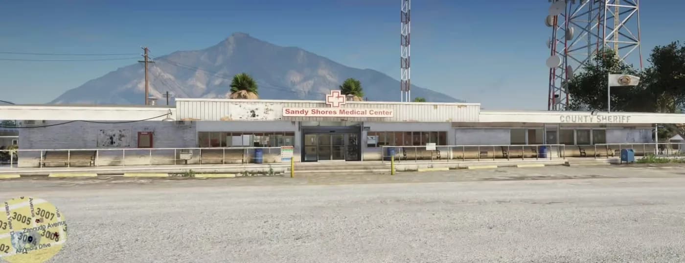 Sandy Shores Hospital product preview for esx FiveM servers
