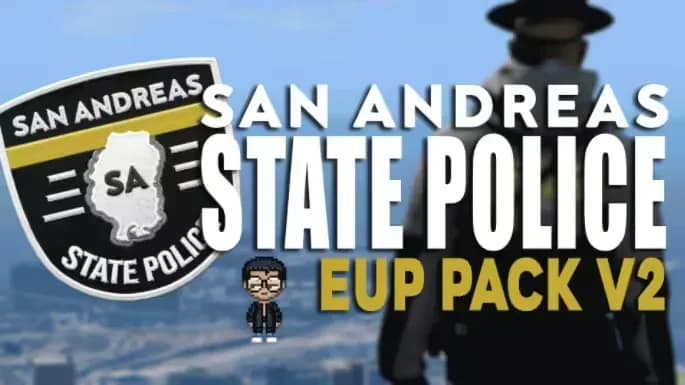 SASP EUP Mega Pack v2.0 product preview for esx FiveM servers